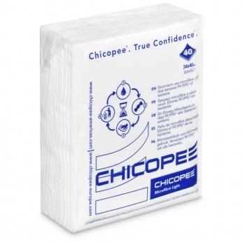 CHICOPEE MICROFIBRE LIGHT - WHITE, SET 40 BUC, 40X34CM - (HK74737) 0